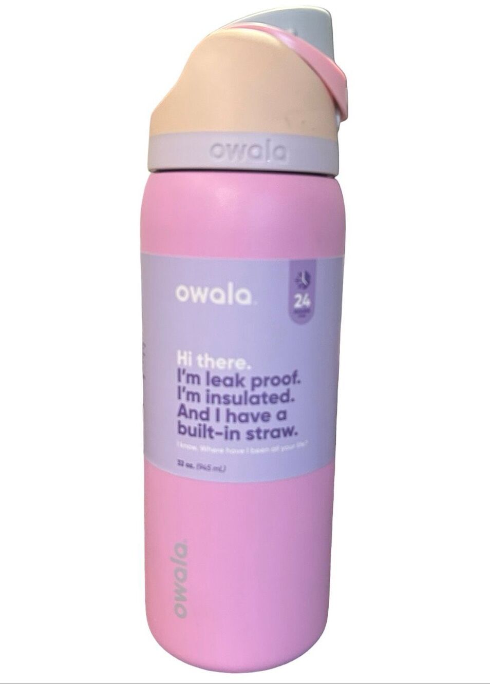 Owala 32oz. FreeSip Stainless Steel WaterBottle NWT
